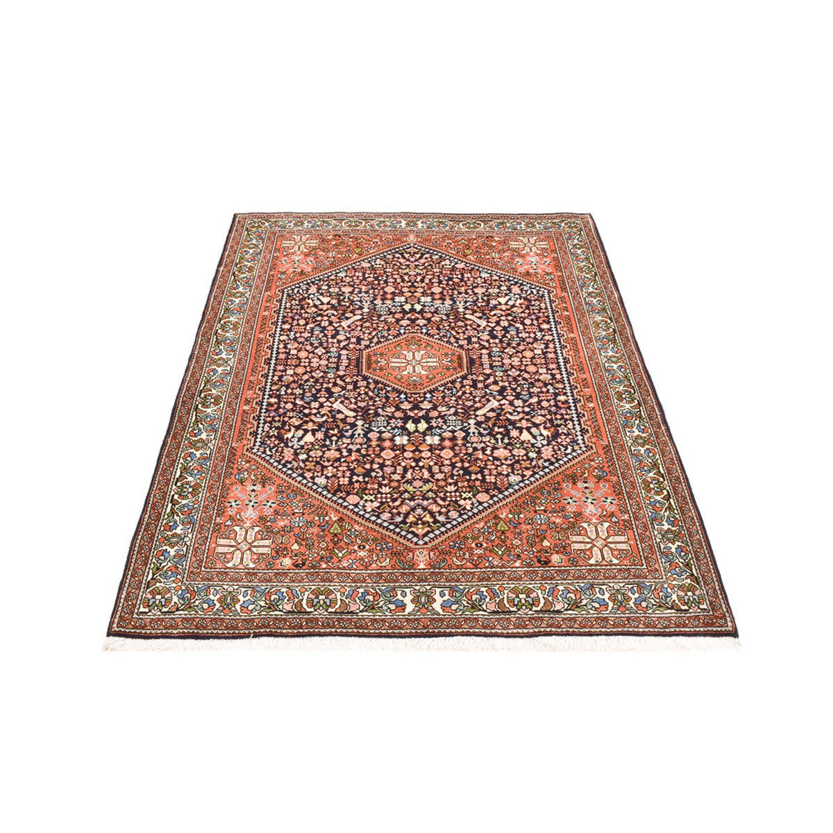 Tapis de couloir Tapis Gabbeh - Persan Kashkuli - 202 x 150 cm - bleu foncé