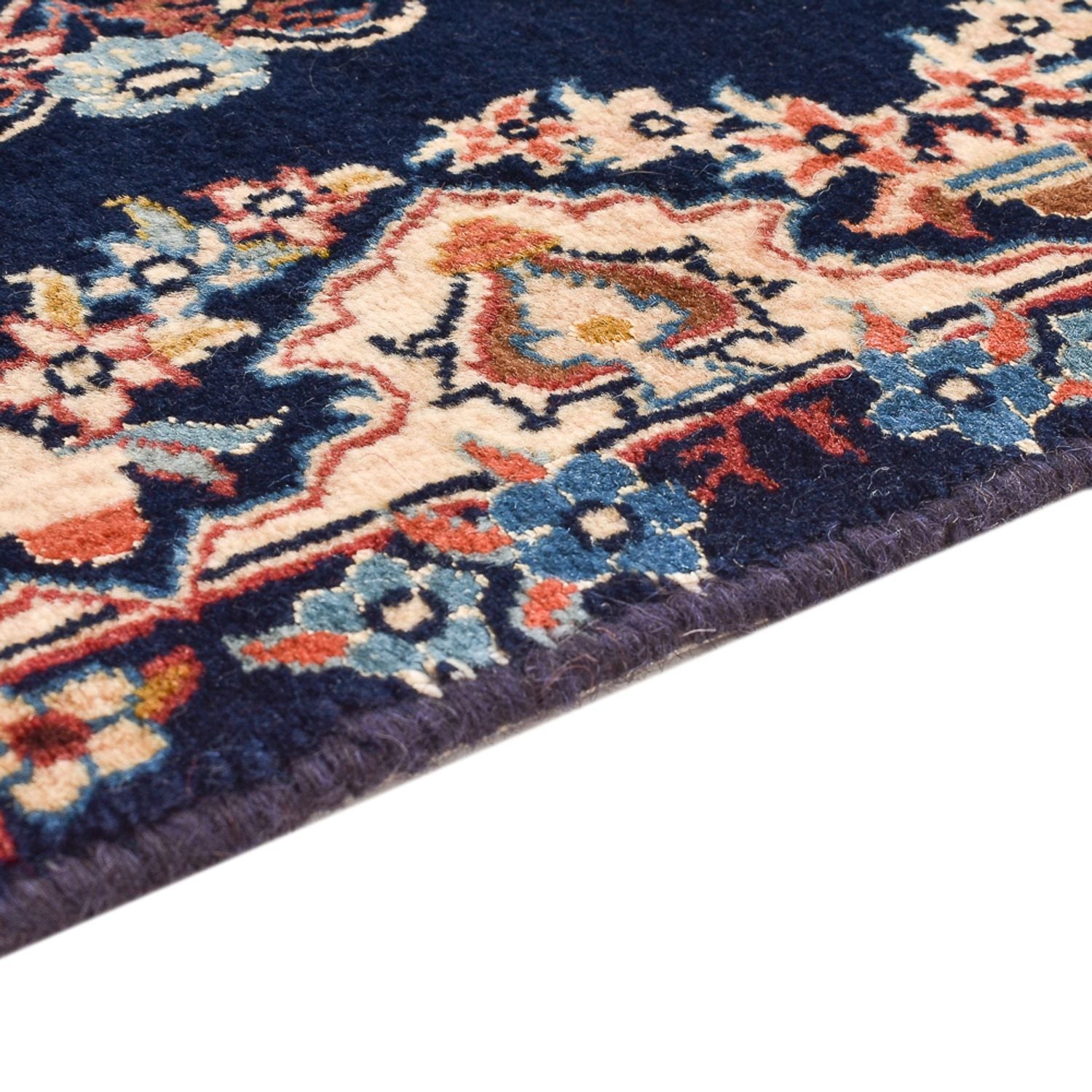 Tapis de couloir Tapis persan - Classique - 295 x 68 cm - bleu foncé