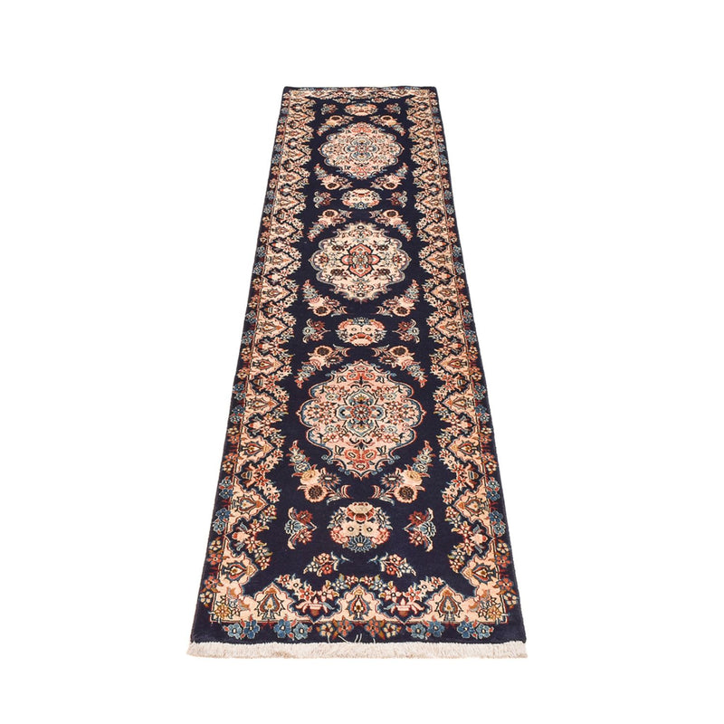 Tapis de couloir Tapis persan - Classique - 295 x 68 cm - bleu foncé