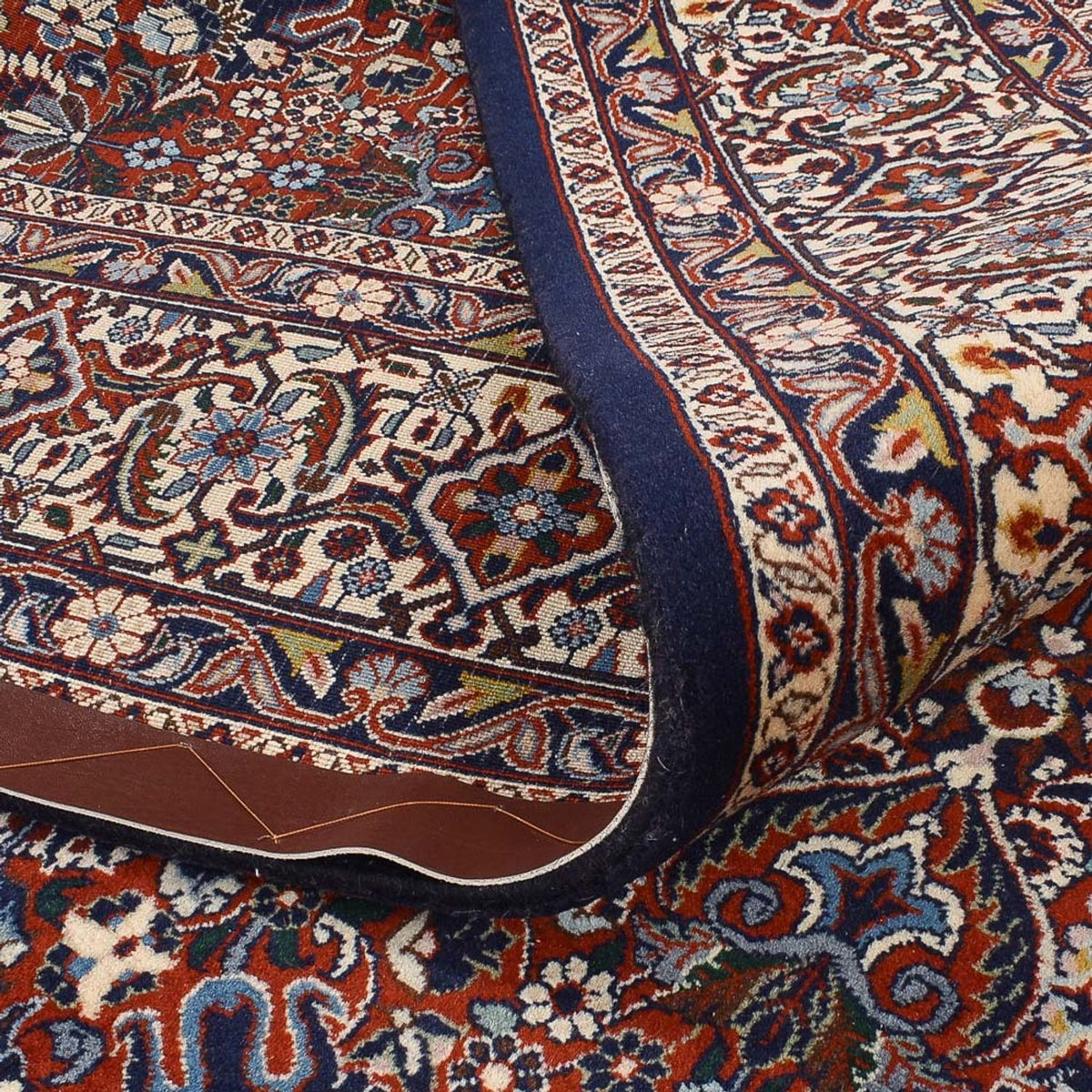 Tapis persan - Bidjar - 303 x 202 cm - rouge clair