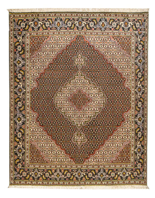 Tapis persan - Tabriz - Royal - 195 x 153 cm - marron