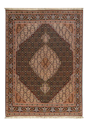 Tapis persan - Tabriz - Royal - 207 x 148 cm - marron