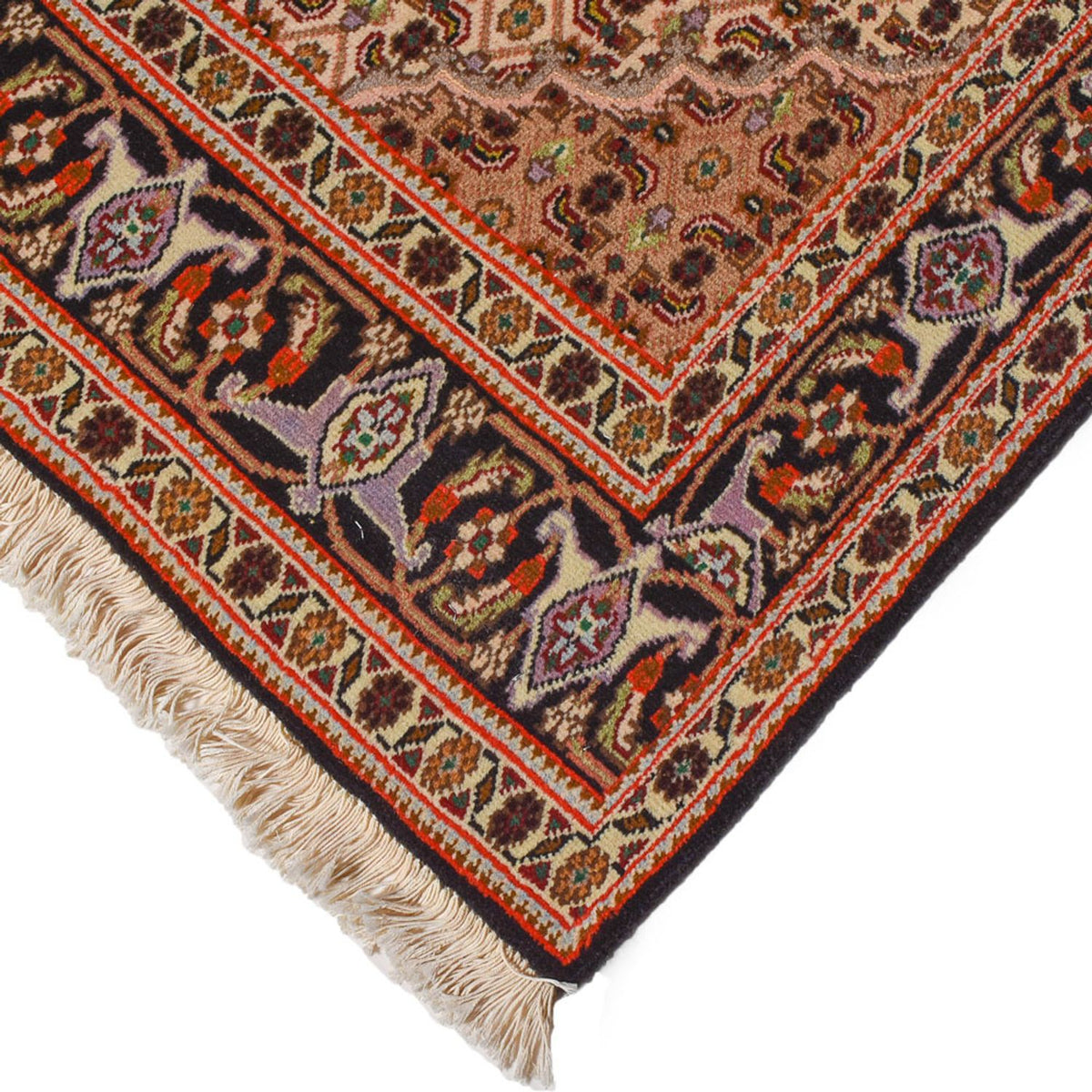 Tapis persan - Tabriz - Royal - 207 x 148 cm - marron