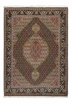 Tapis persan - Tabriz - Royal - 203 x 150 cm - marron foncé