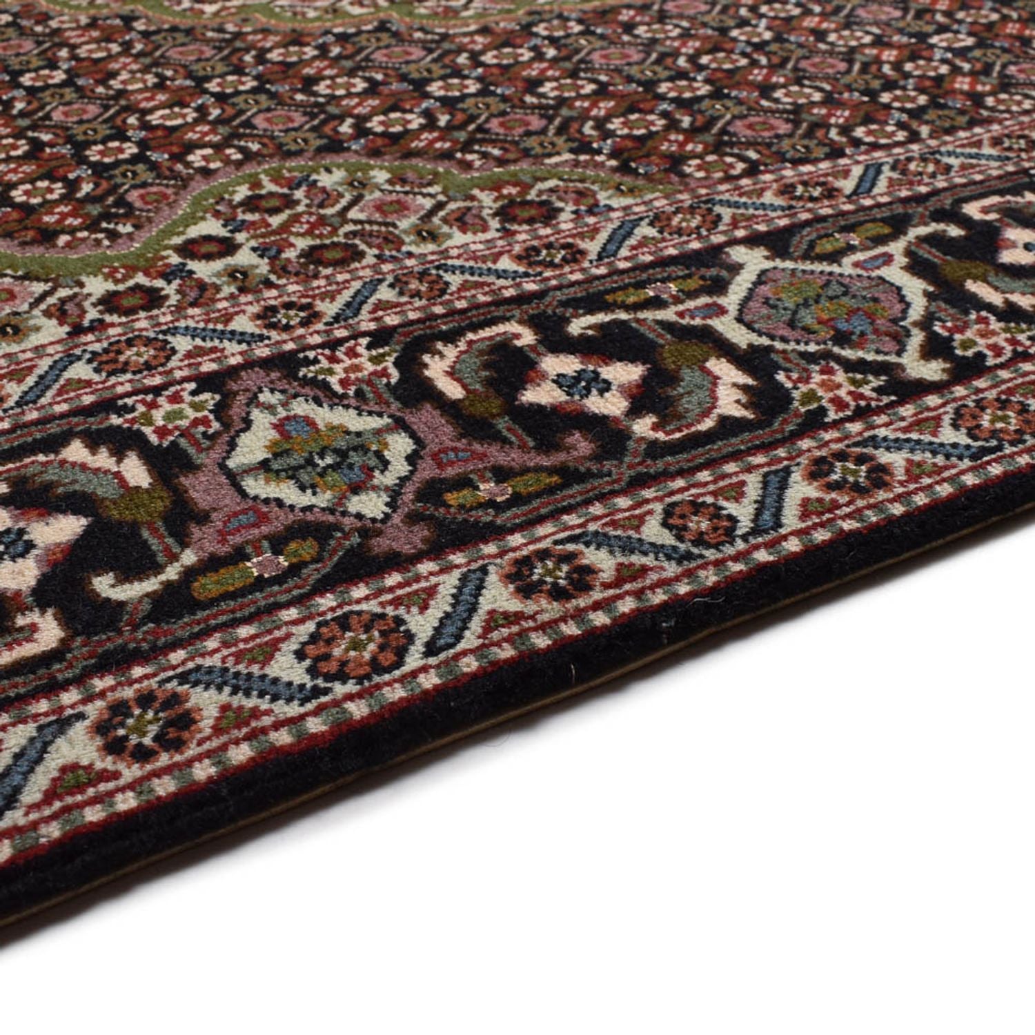 Tapis persan - Tabriz - Royal - 203 x 150 cm - marron foncé