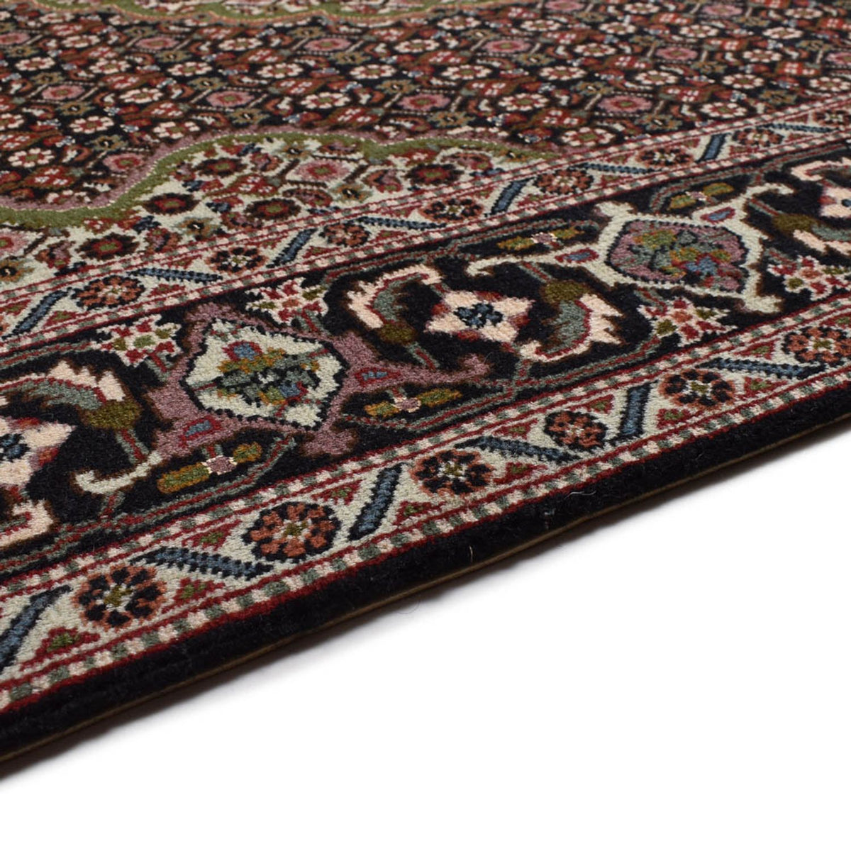 Tapis persan - Tabriz - Royal - 203 x 150 cm - marron foncé