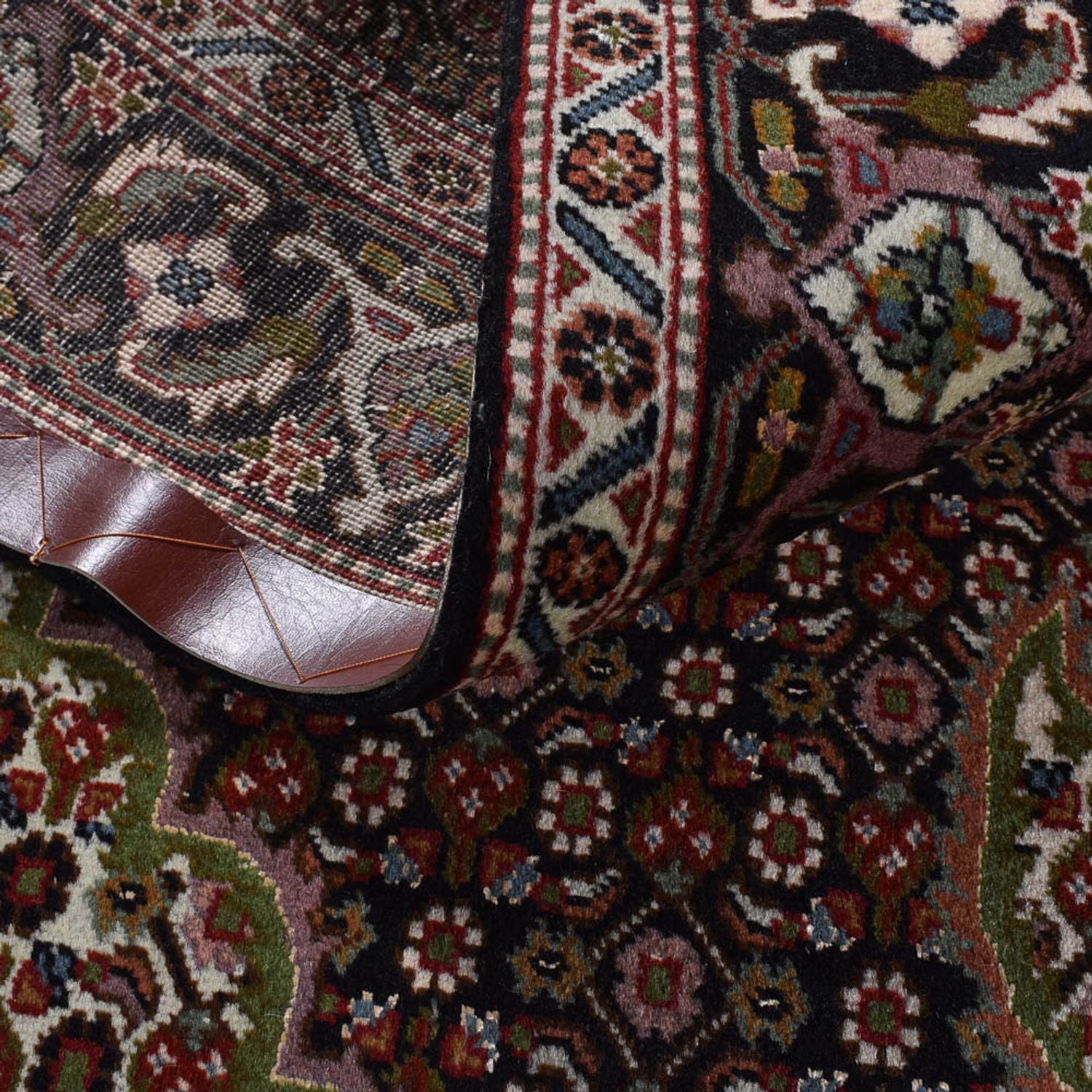 Tapis persan - Tabriz - Royal - 203 x 150 cm - marron foncé