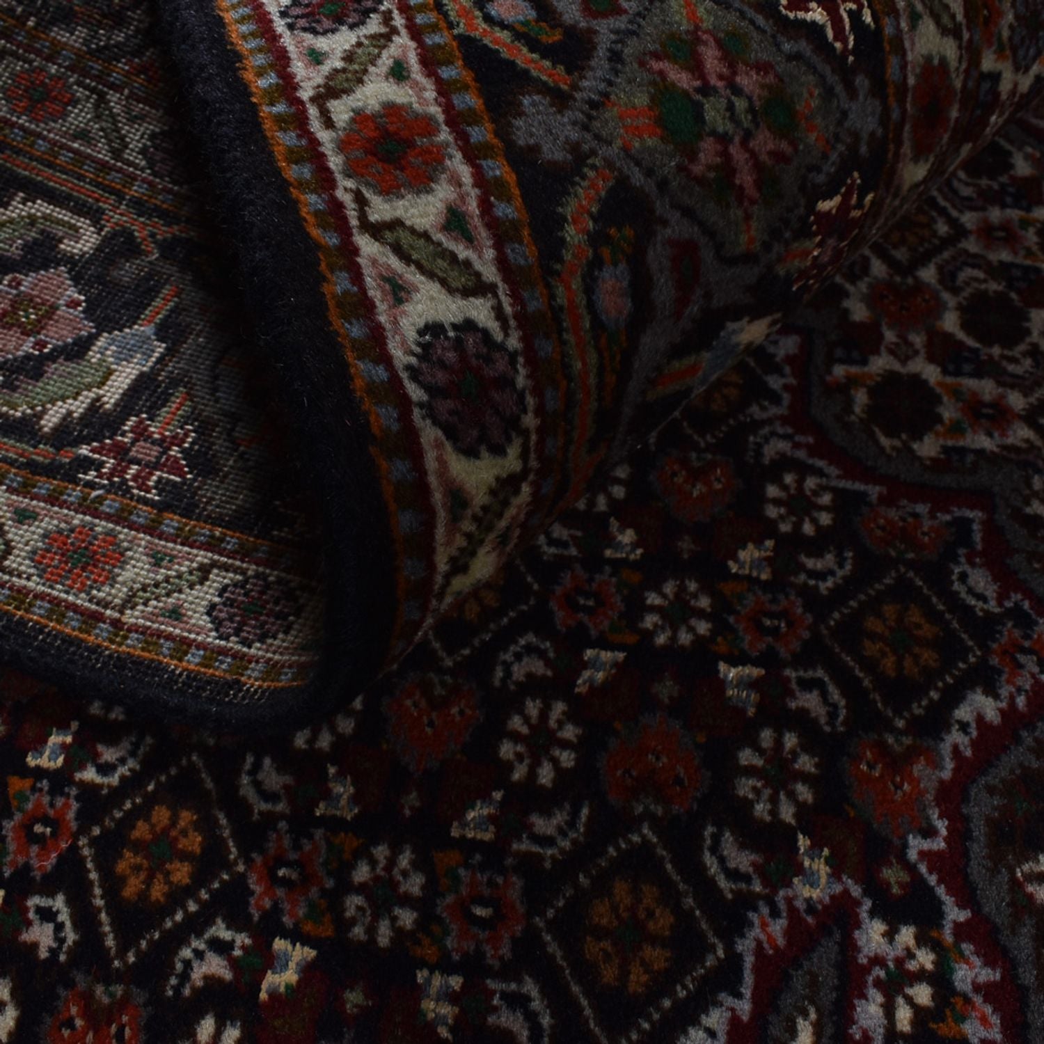 Tapis persan - Tabriz - Royal - 200 x 152 cm - marron foncé