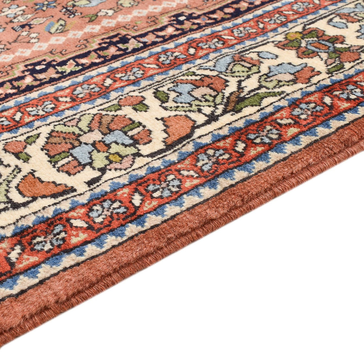 Tapis Gabbeh - Persan Kashkuli - 210 x 151 cm - rouge clair