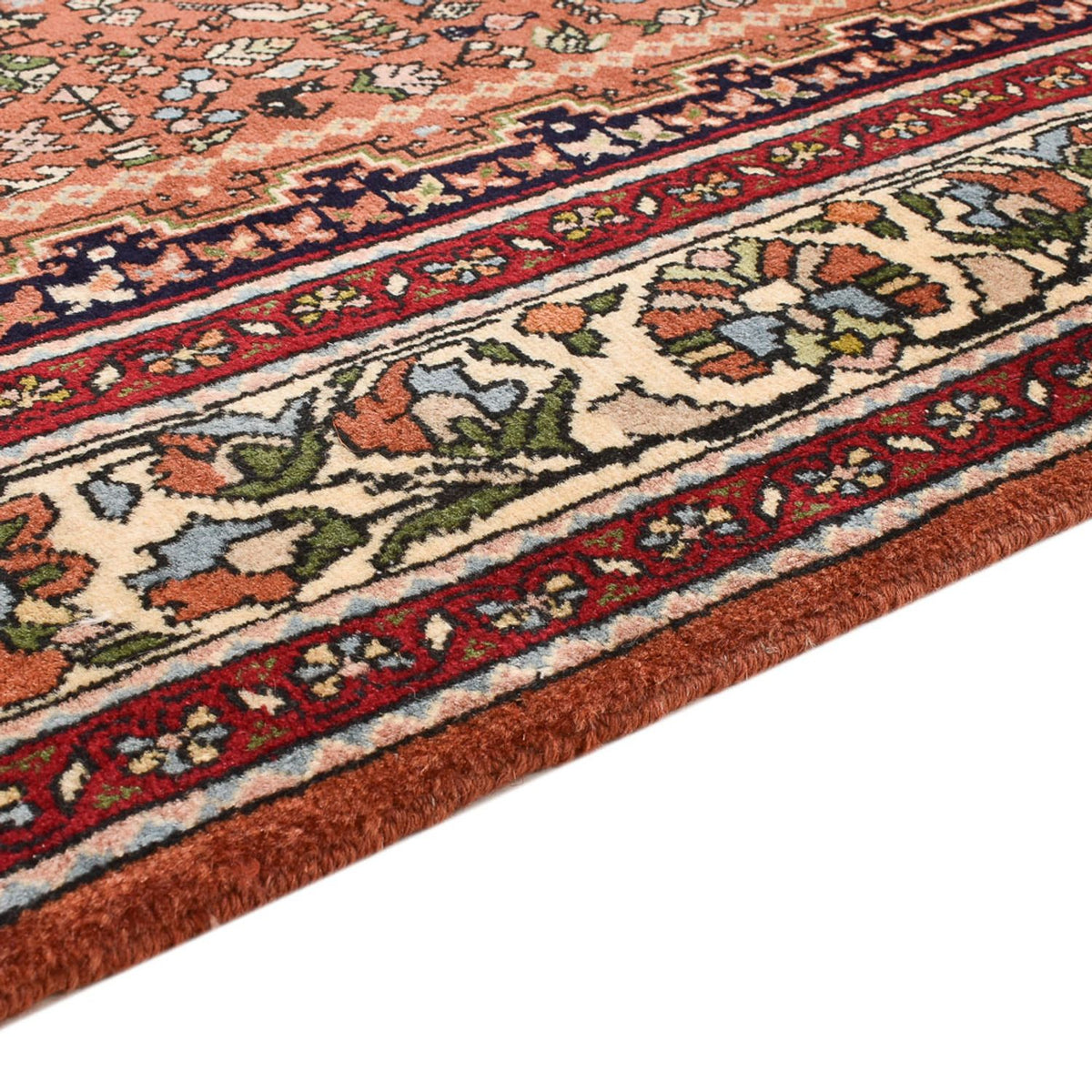 Tapis Gabbeh - Persan Kashkuli - 206 x 150 cm - rouge clair