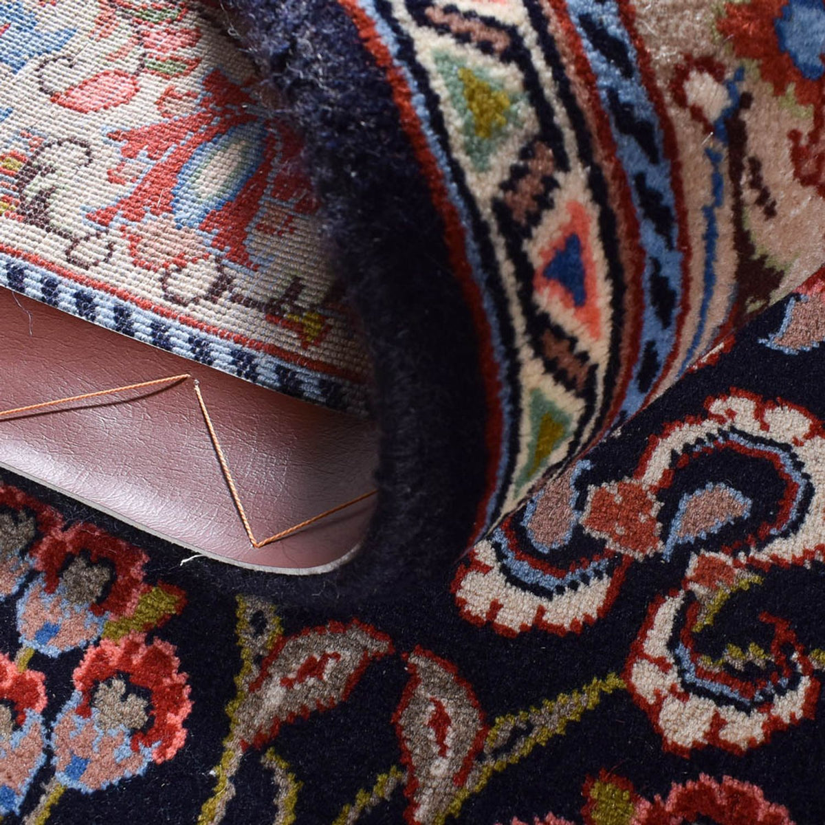 Tapis persan - Ghom - Royal - 212 x 132 cm - multicolore