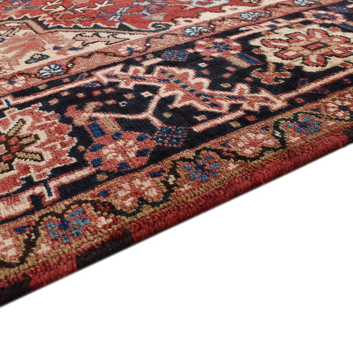 Tapis persan - Nomadic - 375 x 298 cm - rouge
