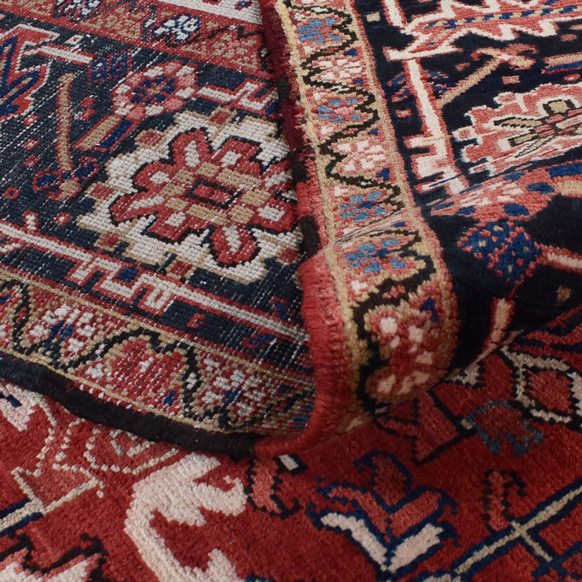 Tapis persan - Nomadic - 375 x 298 cm - rouge