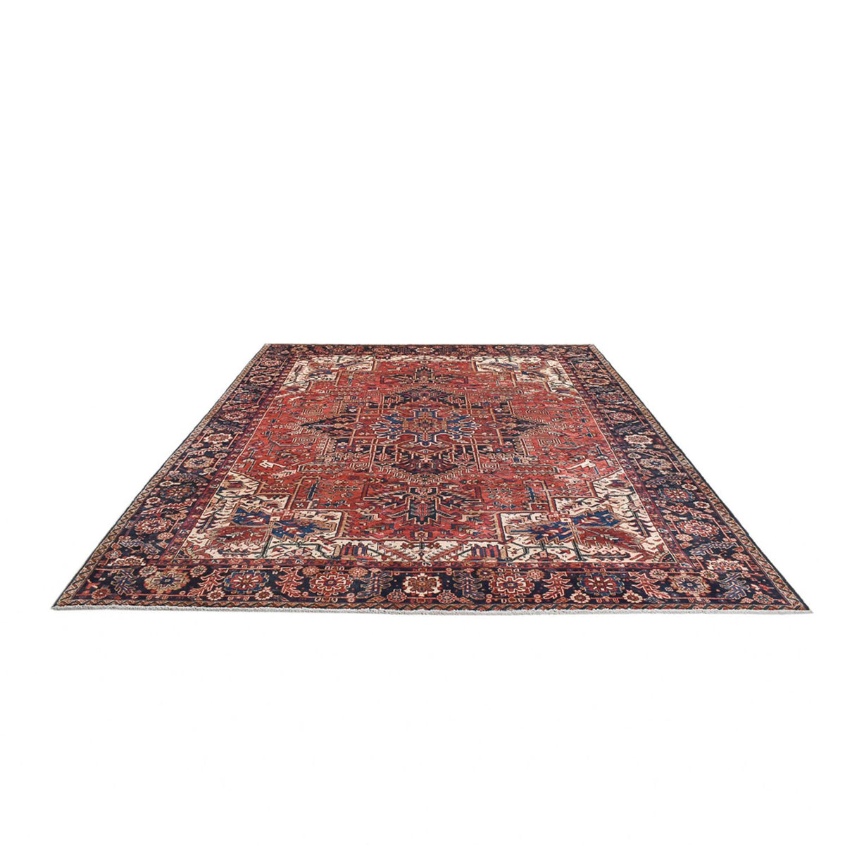 Tapis persan - Nomadic - 384 x 292 cm - rouge