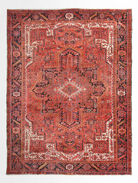 Tapis persan - Nomadic - 402 x 305 cm - rouge