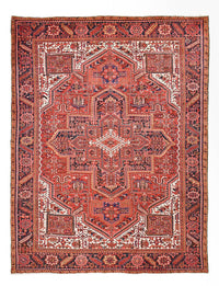 Tapis persan - Nomadic - 392 x 305 cm - rouge