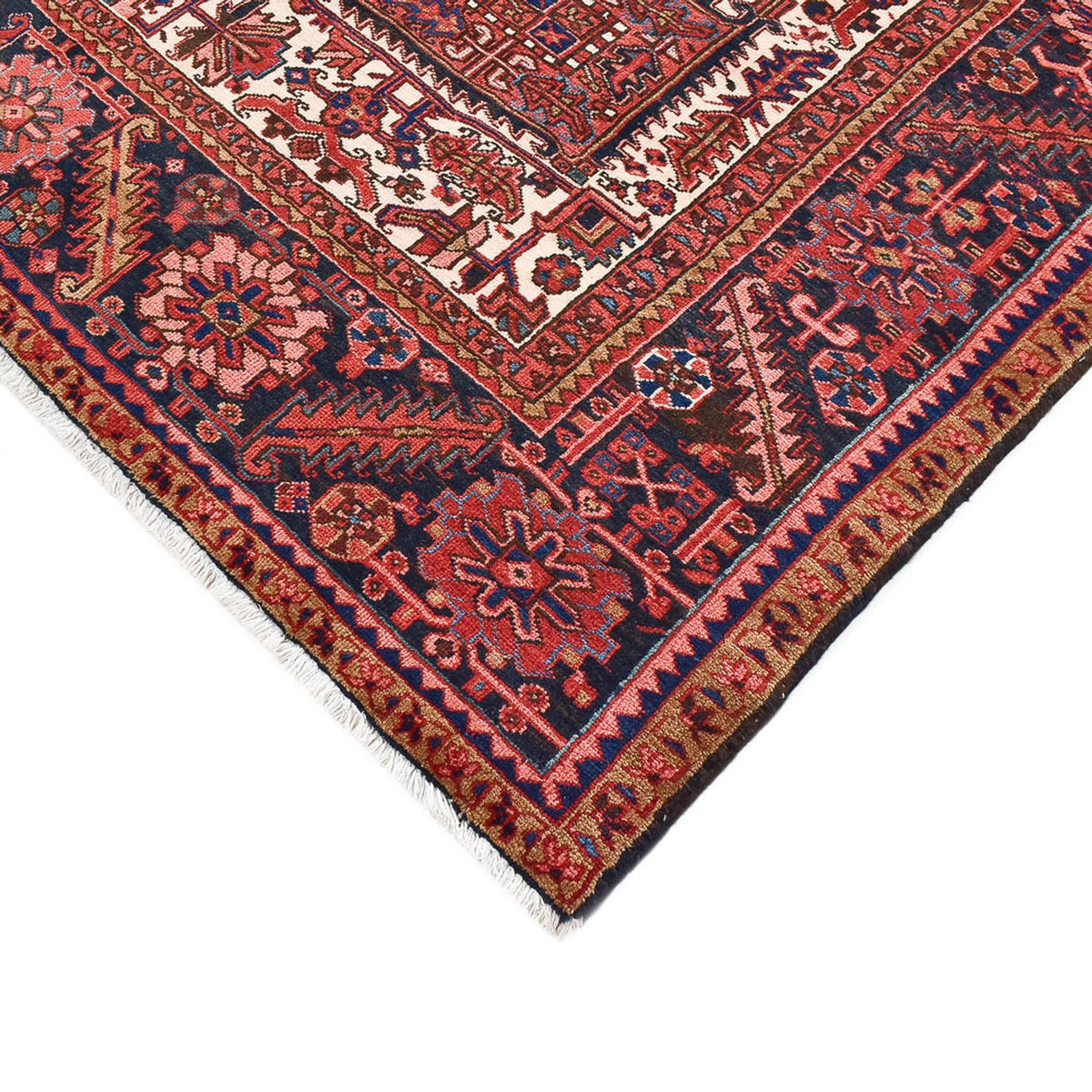 Tapis persan - Nomadic - 392 x 305 cm - rouge