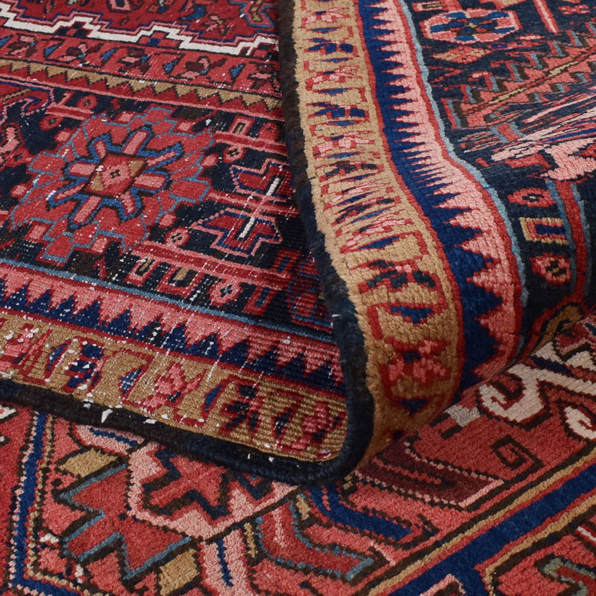 Tapis persan - Nomadic - 392 x 305 cm - rouge