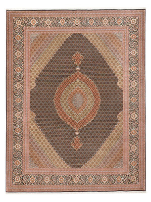 Tapis persan - Tabriz - Royal - 394 x 302 cm - beige foncé