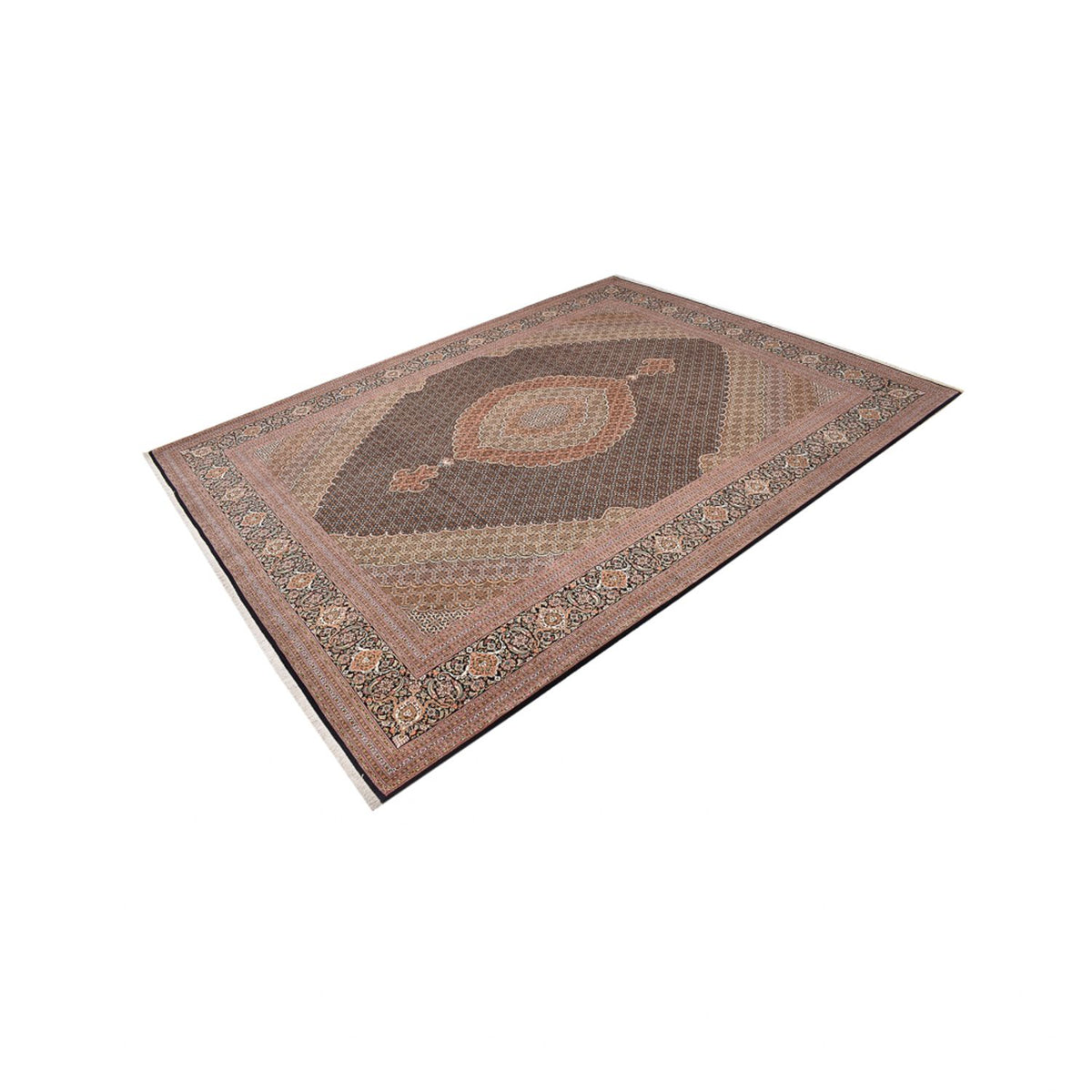 Tapis persan - Tabriz - Royal - 394 x 302 cm - beige foncé