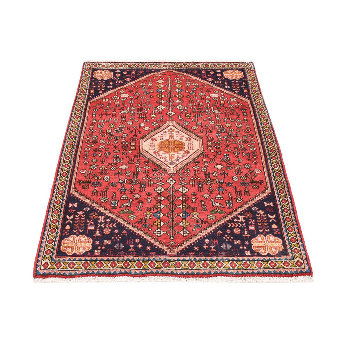 Tapis persan - Nomadic - 148 x 97 cm - rouge