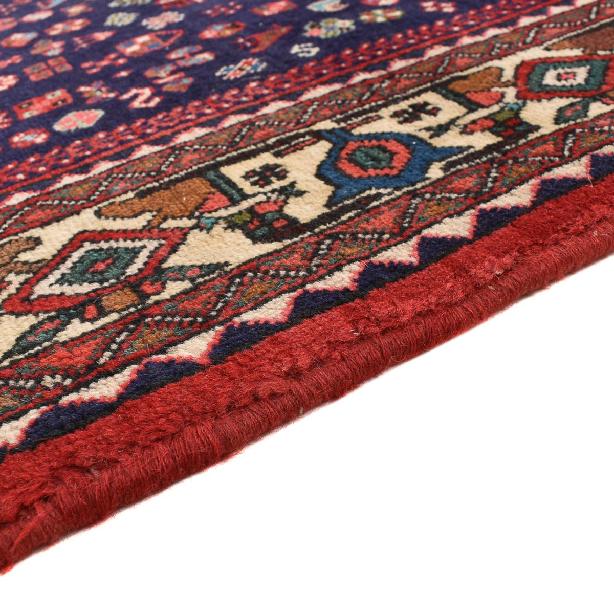 Tapis persan - Nomadic carré  - 205 x 197 cm - rouge