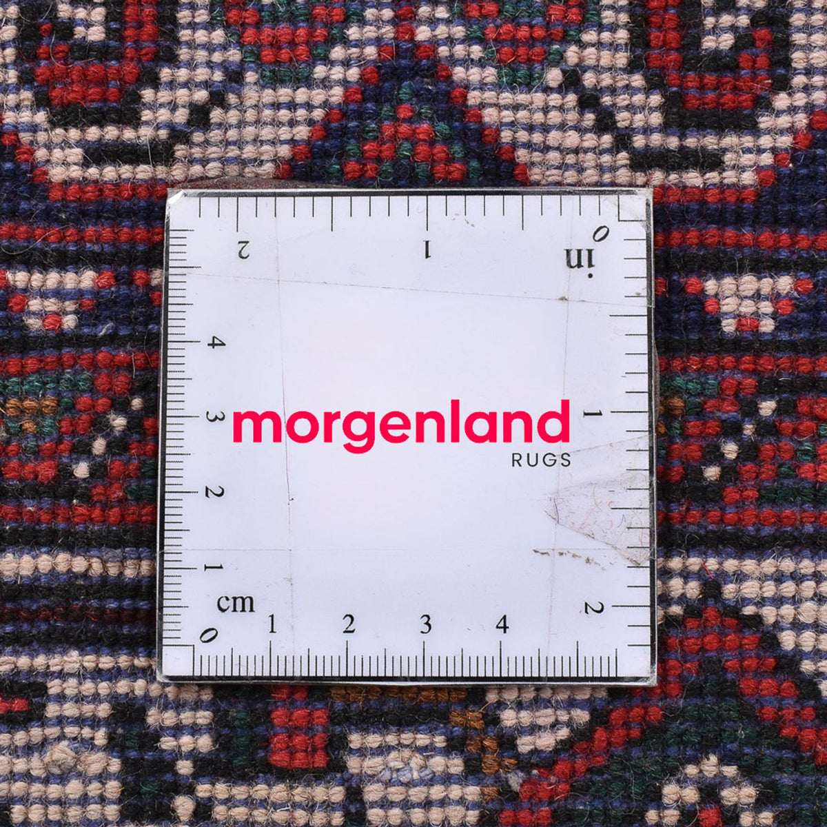 Tapis persan - Nomadic carré  - 205 x 197 cm - rouge