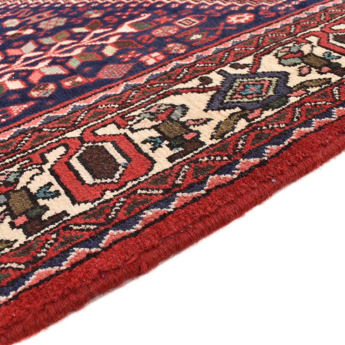 Tapis persan - Nomadic carré  - 208 x 199 cm - rouge