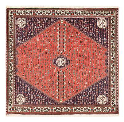 Tapis persan - Nomadic carré  - 199 x 198 cm - rouge