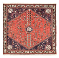 Tapis persan - Nomadic carré  - 199 x 198 cm - rouge