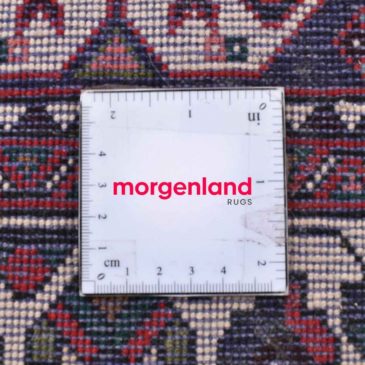 Tapis persan - Nomadic carré  - 199 x 198 cm - rouge