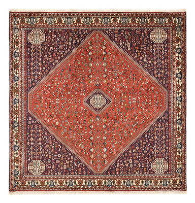 Tapis persan - Nomadic carré  - 197 x 193 cm - rouge
