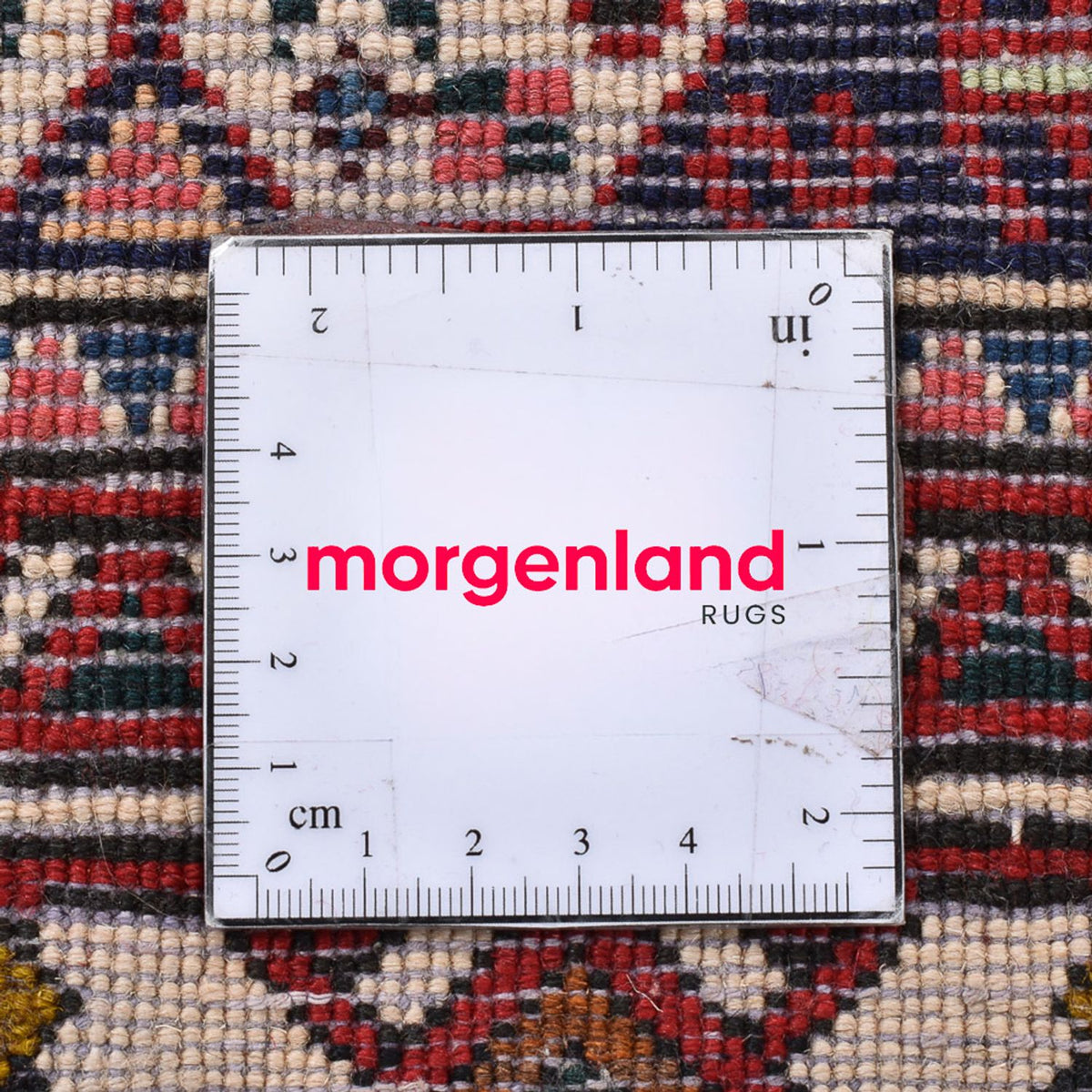 Tapis persan - Nomadic carré  - 197 x 193 cm - rouge