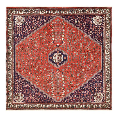 Tapis persan - Nomadic carré  - 202 x 201 cm - rouge