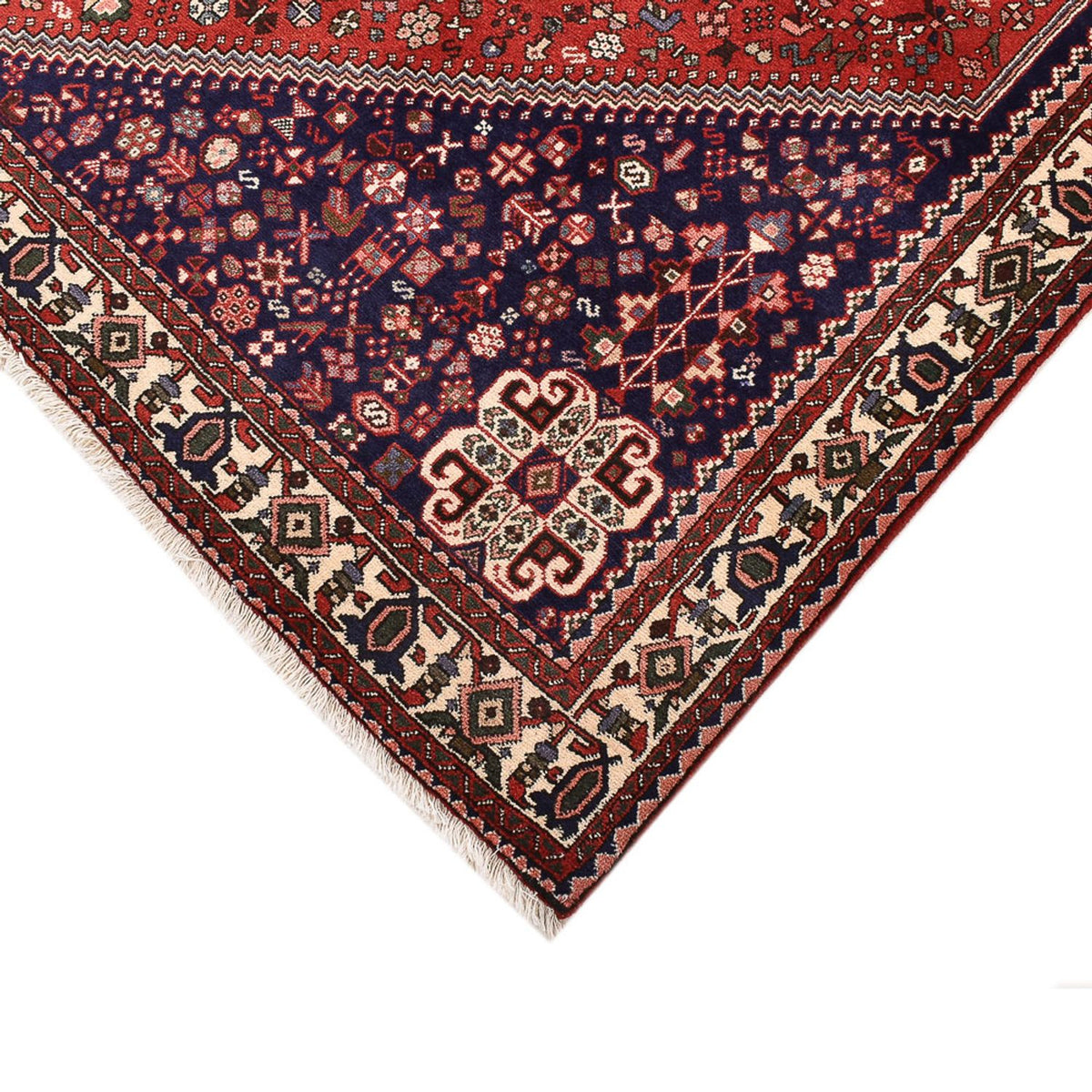 Tapis persan - Nomadic carré  - 202 x 201 cm - rouge