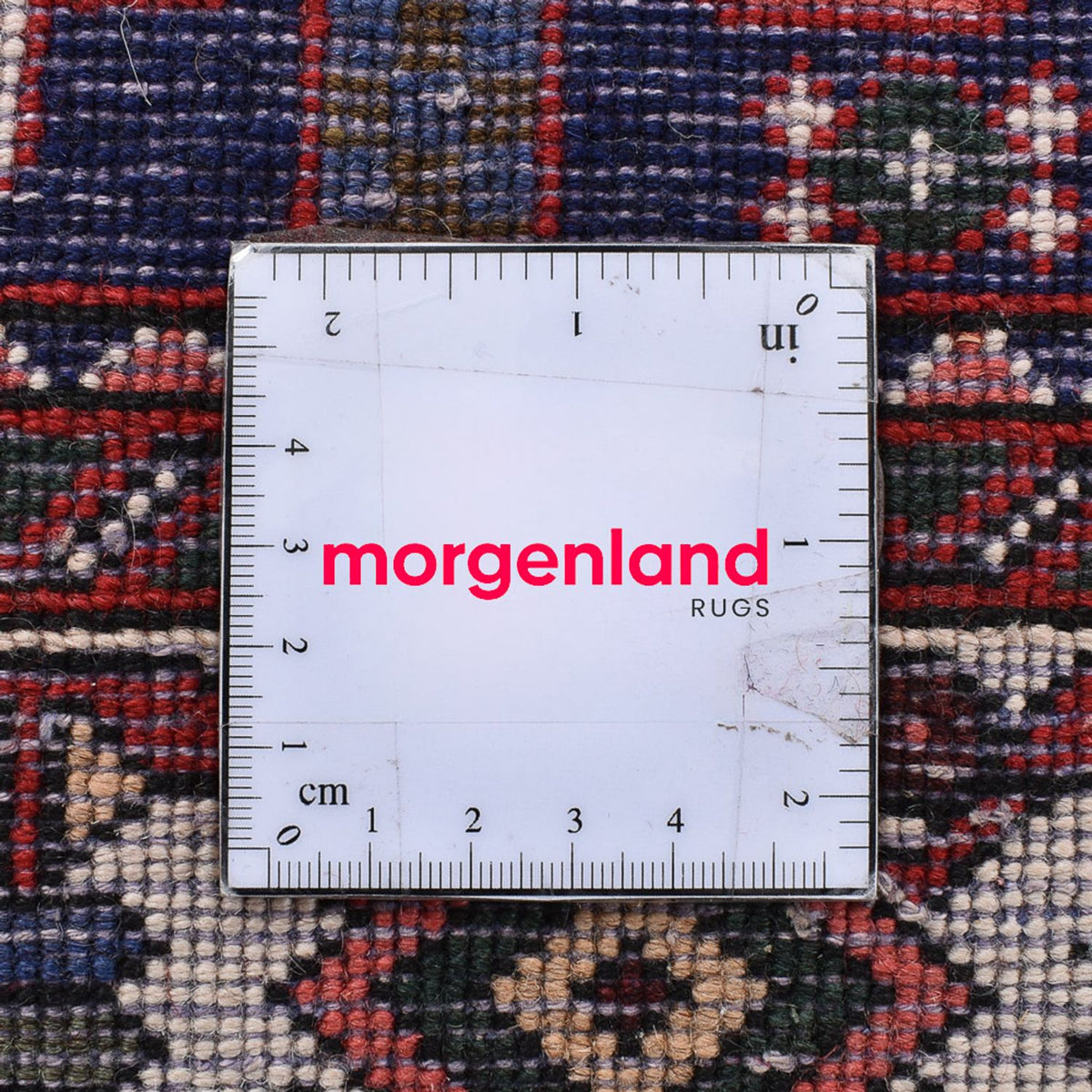 Tapis persan - Nomadic carré  - 202 x 201 cm - rouge