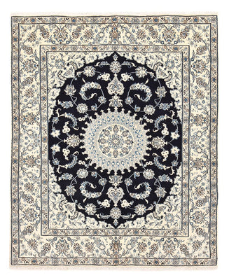 Tapis persan - Nain - 300 x 250 cm - bleu foncé