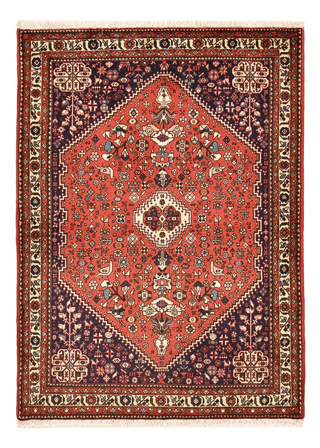 Tapis persan - Nomadic - 144 x 102 cm - rouge