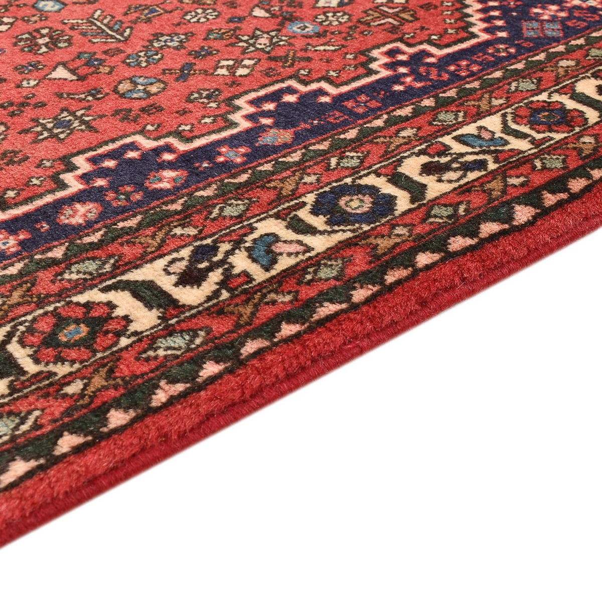 Tapis persan - Nomadic - 144 x 102 cm - rouge