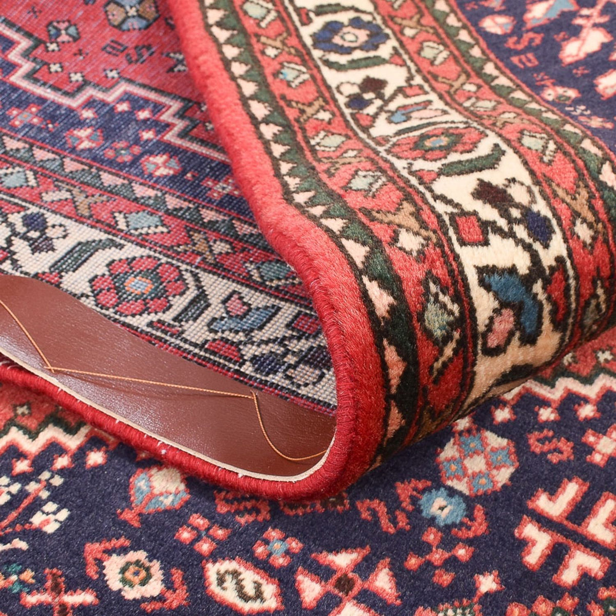 Tapis persan - Nomadic - 144 x 102 cm - rouge