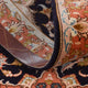 Tapis de couloir Tapis persan - Tabriz - Royal - 288 x 69 cm - bleu foncé