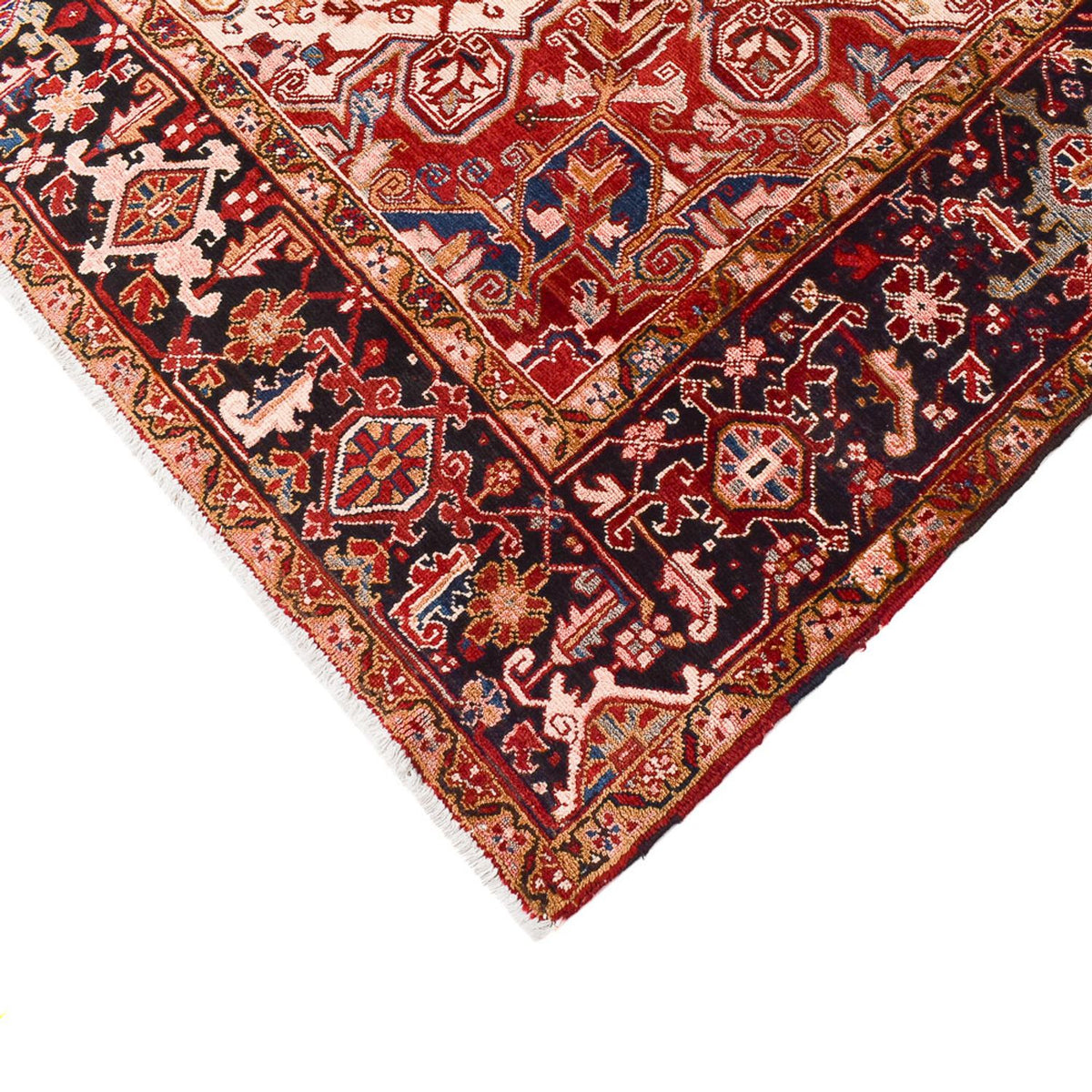 Tapis de couloir Tapis persan - Nomadic - 402 x 332 cm - rouge