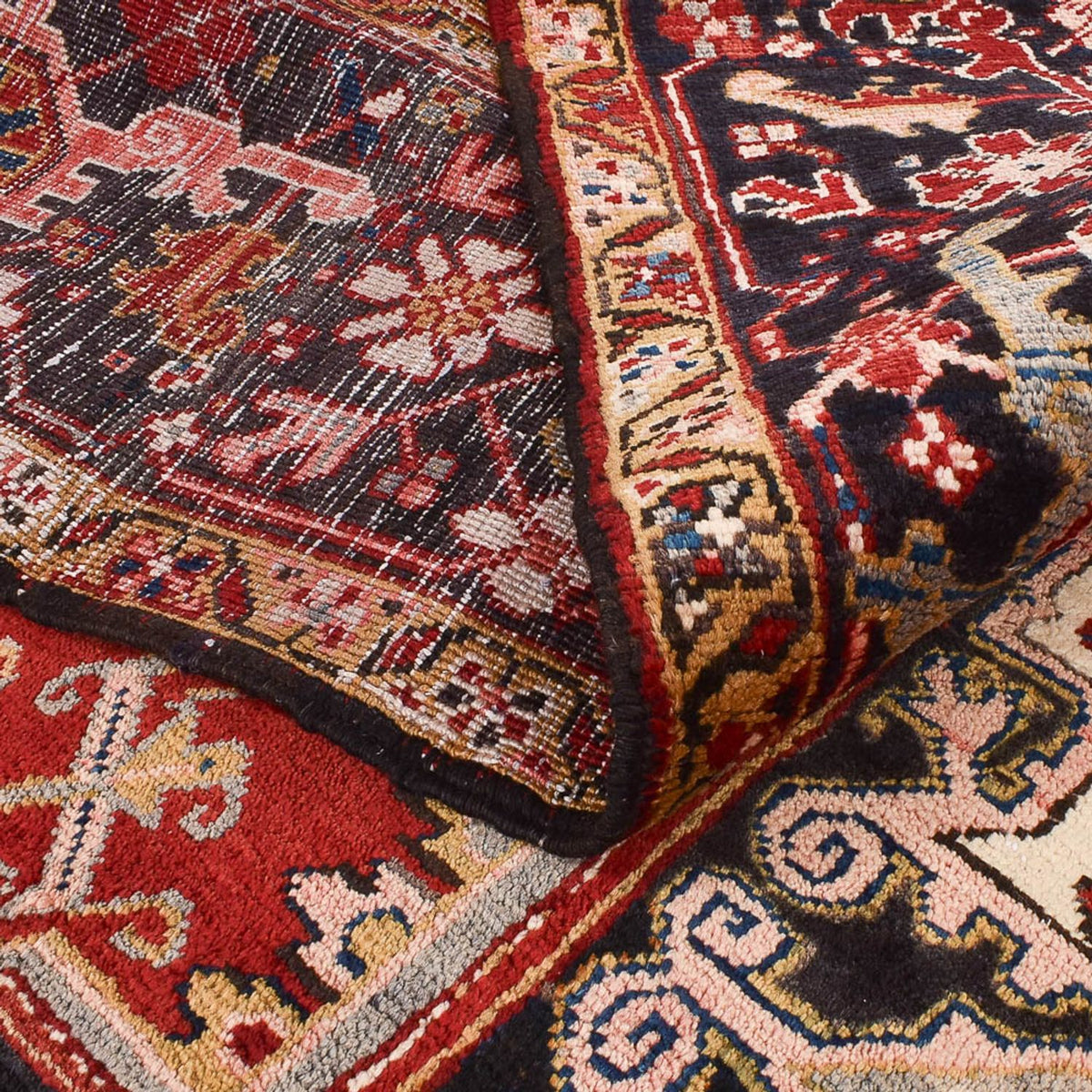 Tapis de couloir Tapis persan - Nomadic - 402 x 332 cm - rouge