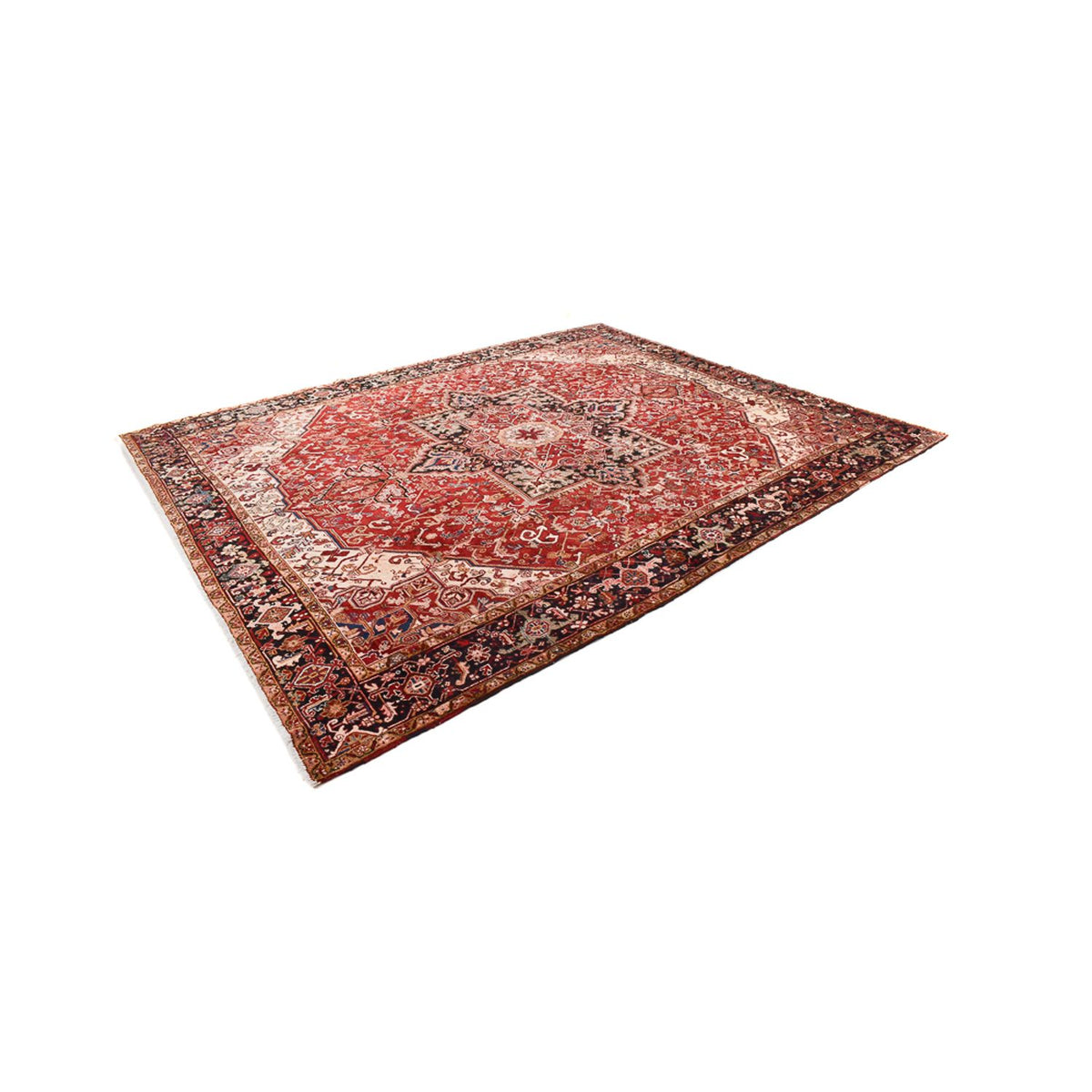 Tapis de couloir Tapis persan - Nomadic - 402 x 332 cm - rouge