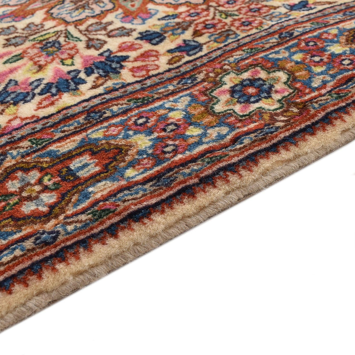 Tapis de couloir Tapis persan - Royal - 385 x 75 cm - beige foncé