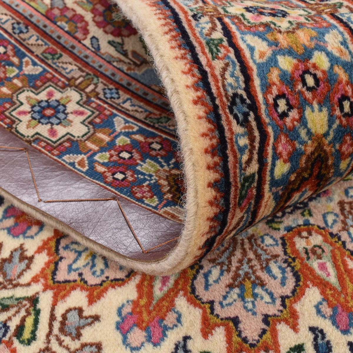 Tapis de couloir Tapis persan - Royal - 385 x 75 cm - beige foncé