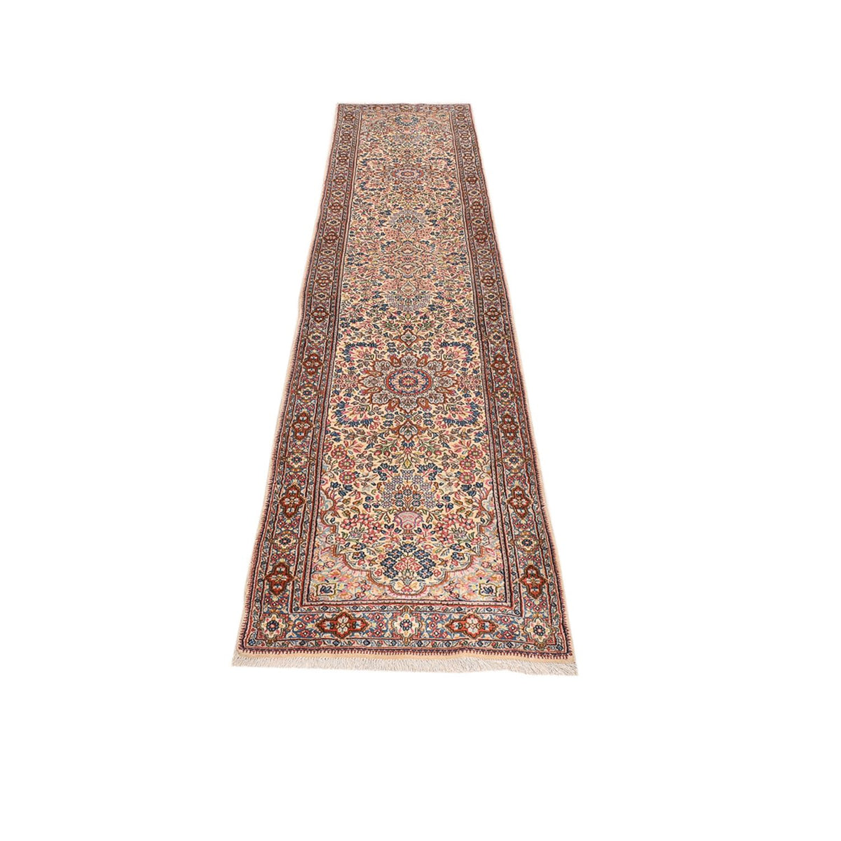 Tapis de couloir Tapis persan - Royal - 385 x 75 cm - beige foncé