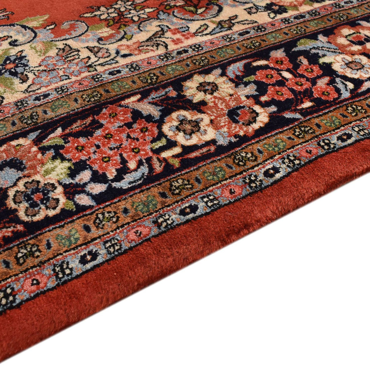 Tapis persan - Ghom - Royal - 219 x 139 cm - rouge