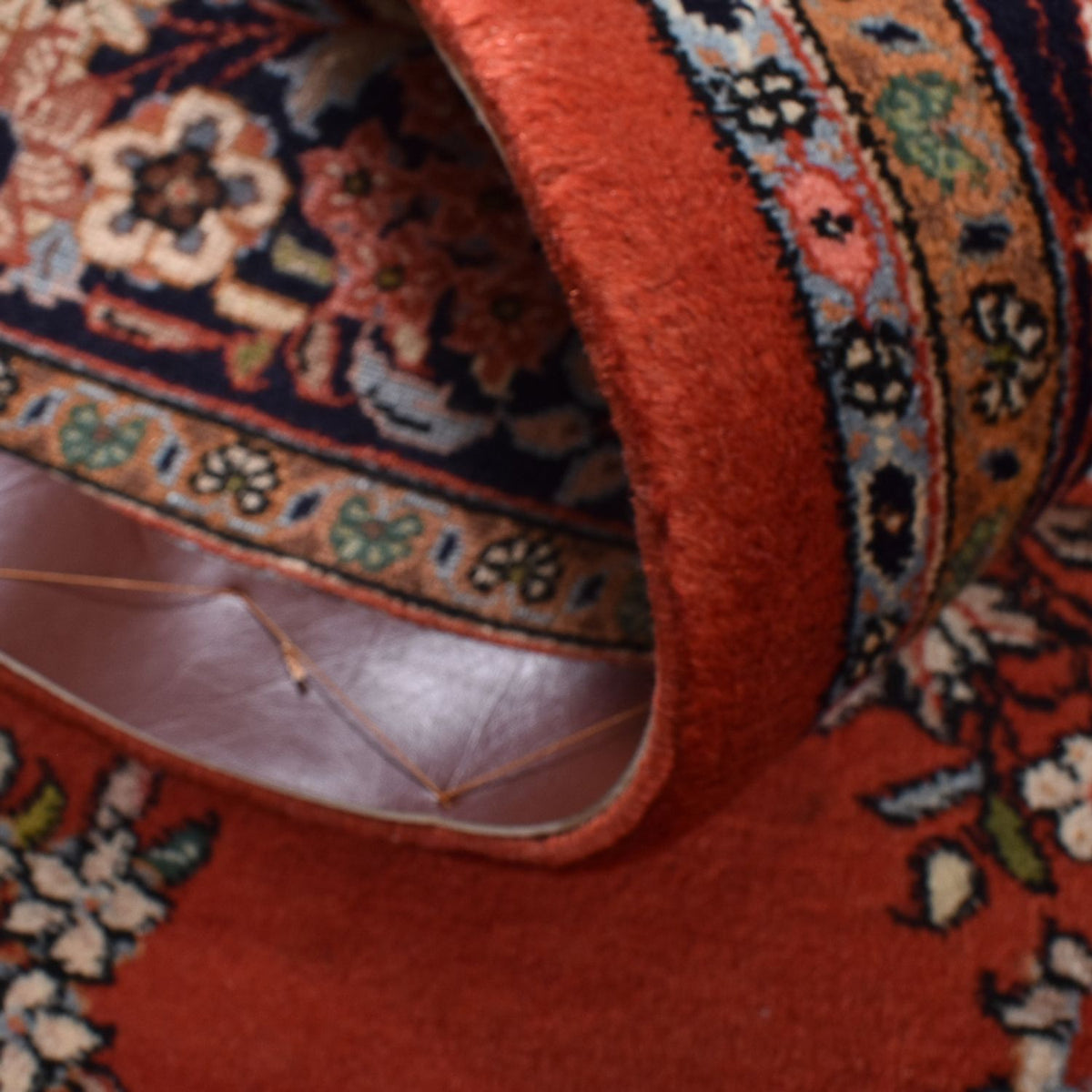 Tapis persan - Ghom - Royal - 219 x 139 cm - rouge