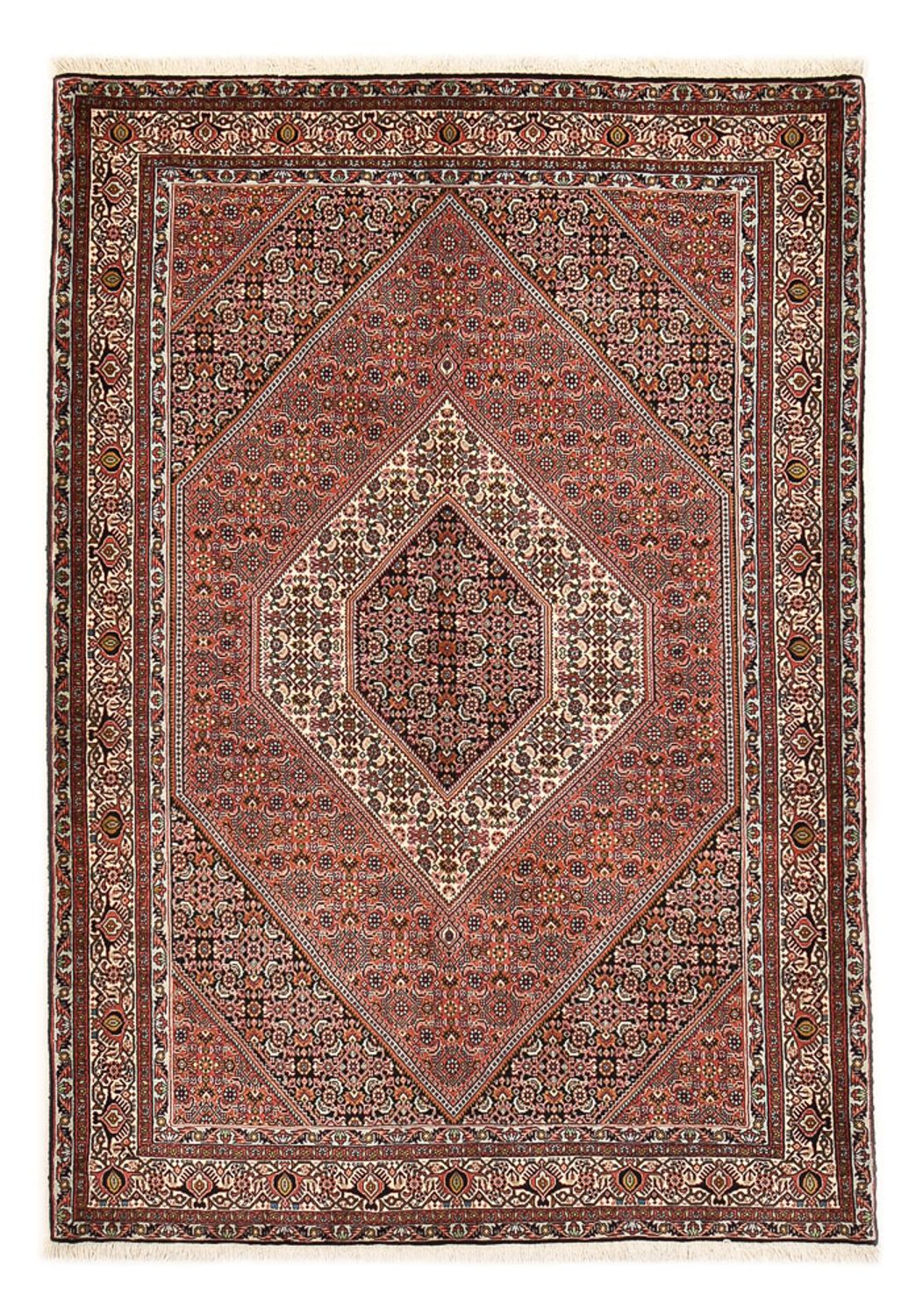 Tapis persan - Bidjar - 232 x 159 cm - rouille